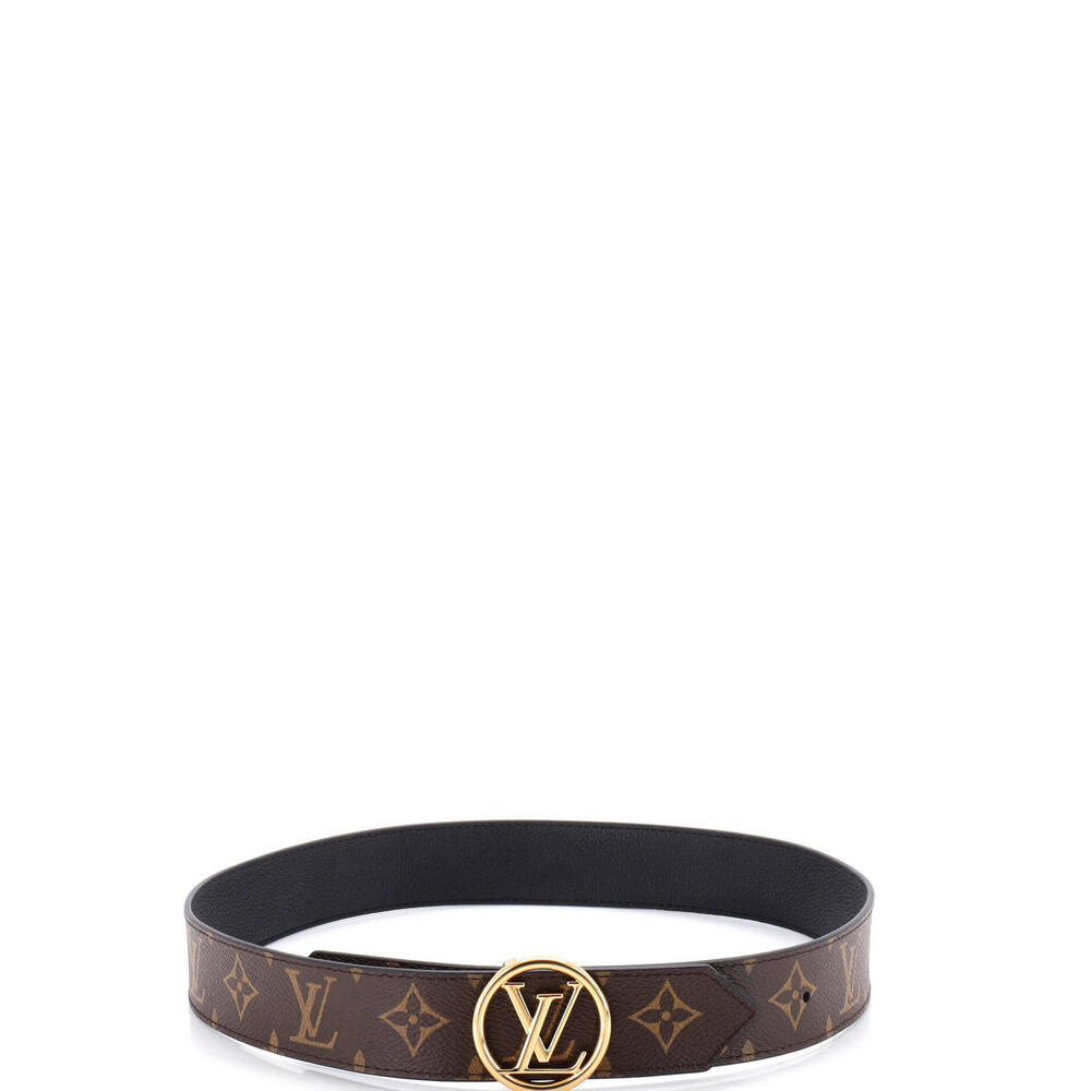 Louis Vuitton Medium LV Circle Reversible Belt Monogram Canvas and Leather - Picture 2 of 3